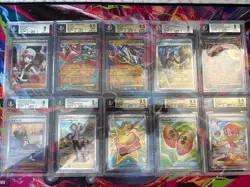Pokemon 10x Graded Card Lot Beckett Slabs Lot#52 - Image 1