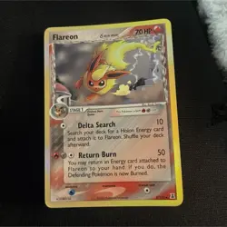Pokemon Flareon 5/113 EX Delta Species Holo Rare 70 HP English Card - Image 1