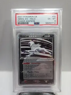 2007 Pokemon Absol EX Power Keepers Holo Rare #92 PSA 6 - Image 1