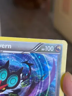 POKEMON NOIVERN 77/111 RARE COSMOS REVERSE HOLOFOIL FURIOUS FISTS MP CARD - Image 3