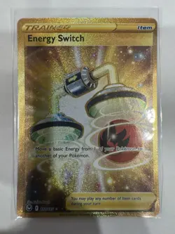 2022 Pokemon SWSH12: Silver Tempest #212/195 Energy Switch (Secret) - Image 1