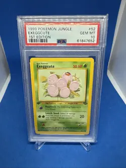 1999 Pokemon Jungle 1st edition PSA 10 Exeggcute #52 TCG Trading Card Gem Mint - Image 1