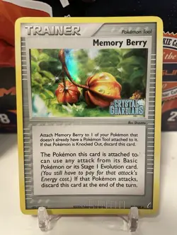 Memory Berry Crystal Guardians 80/100 Reverse Holo STAMPED Pokemon TCG - MP/LP - Image 1