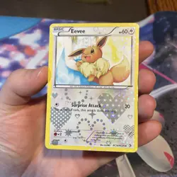 Eevee RC14/RC25 Legendary Treasures Radiant Collection Pokemon TCG 2013 LP - Image 2