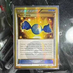 Pokemon Rare Candy 105/101 Secret Rare Plasma Blast Holo Lightly Played - Image 1