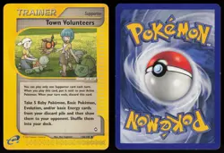 Town Volunteers 136/147 Uncommon Aquapolis Pokemon - Image 3