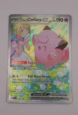 Lillie's Clefairy ex 184/159 Sv09: Journey Together Holo [Pokemon TCG] - Image 3