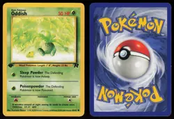 Oddish 63/82 Common Team Rocket 1st Edition Pokemon - Image 3