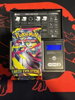 22.60g HEAVY - Pokemon TCG Mega Evolution Booster Pack Sealed / Semi GoDU - Image 1