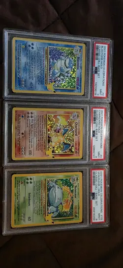 Pokemon Celebrations Big 3 Set Graded PSA 9 / Charizard - Blastoise - Venusaur - Image 1