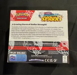 Pokemon TCG Scarlet Violet Surging Sparks Booster Box Sealed with Acrylic Case - Image 3