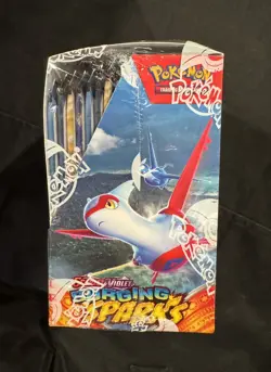 Pokemon TCG Scarlet Violet Surging Sparks Booster Box Sealed with Acrylic Case - Image 5