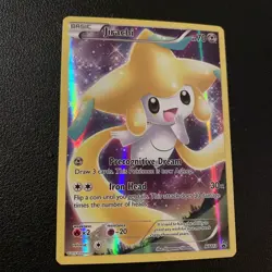 Pokemon XY Promo Jirachi XY112 Black Star Promo Holo Foil LP - Image 1