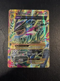 REVIEWING OFFERS M Rayquaza EX Full Art Ultra Rare Holo 98/98 XY English Pokemon - Image 1