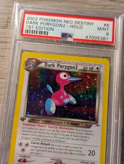 Dark Porygon2 Holo 1st Edition Neo Destiny PSA 9 #8 Pokemon 2002 - Image 2