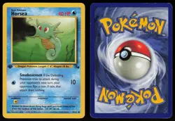 Horsea 49/62 Common Fossil 1st Edition Pokemon - Image 3