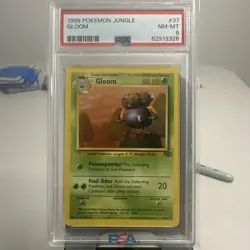 Pokemon 1st Edition Gloom Jungle Set 37/64 - PSA 8 NM-Mint - Image 1