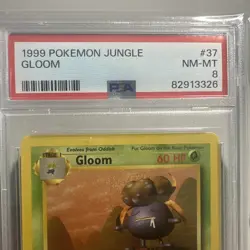 Pokemon 1st Edition Gloom Jungle Set 37/64 - PSA 8 NM-Mint - Image 3