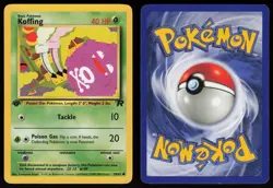 Koffing 58/82 Common Team Rocket 1st Edition Pokemon - Image 3