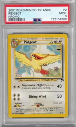 2001 POKEMON SOUTHERN ISLANDS PROMO #2 PIDGEOT PSA 9 NEW SLAB !! - Image 1