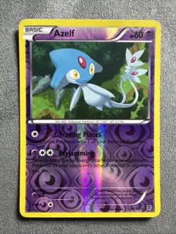 Azelf 38/101 Reverse Holo Rare Plasma Blast TCG Pokemon - Image 1