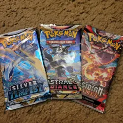 Pokemon Sealed Lot Phantasmal Flames ETB Surging Sparks Bundle Booster Packs - Image 3