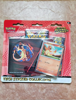 Ascended Heroes Pokemon Tech Sticker Collection CHARMANDER Set of 2 SEALED - Image 1