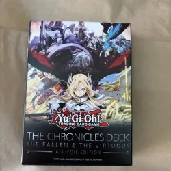 YUGIOH THE CHRONICLES DECK: THE FALLEN & THE VIRTUOUS (ALL-FOIL EDITION) DECK - Image 1