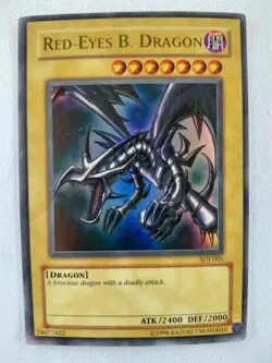 Yu-Gi-Oh! TCG Red-Eyes Black Dragon SDJ-001 Ultimate Rare - Image 1