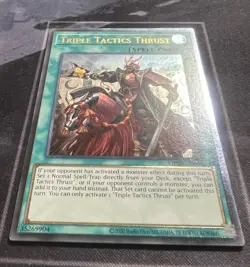 🔥 Triple Tactics Thrust Ultimate Rare OP22-EN003 Yu-Gi-Oh! NM 💥 - Image 2