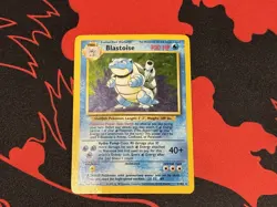 Blastoise 002/102 Base Set Holo Pokemon TCG LP/MP (See Photos) - Image 1
