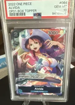 One Piece - Alvida - Box Topper Errata - OP01-064 - PSA 10 - Image 1