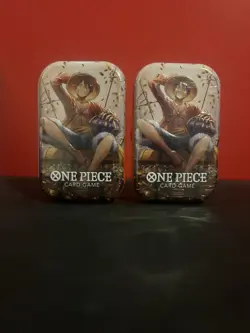One Piece OP-13 Tin Pack Set Vol.2 Lot Of 2 Monkey D Luffy Portas D Ace SEALED📈 - Image 1