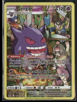 2022 Pokemon Gengar TG06/TG30 Lost Origin Trainer Gallery Holo - Image 1