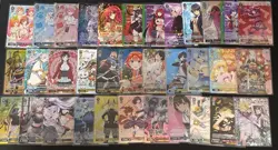 Weiss Schwarz PR Foil Holo Gold Stamp Random 30 Cards bundle lots Set Bulk Rare - Image 1