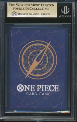 BGS 9.5 2023 One Piece MONKEY D LUFFY Alternate Art #OP02-062 Paramount War EN - Image 2