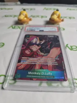 PSA 10 Monkey D Luffy OP02 041 Alt Art One Piece Card Game Paramount War English - Image 2