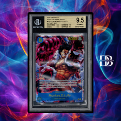 One Piece Monkey D. Luffy [Alternate Art] OP11-118 Fist of Divine Speed BGS 9.5 - Image 1