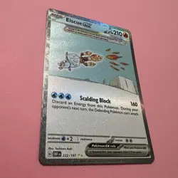Eiscue Ex 222/197 NM Special Illustration Rare SIR Obsidian Flames Pokemon Card - Image 3