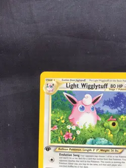 Pokemon Cards: Neo Destiny 1st Edition Uncommon: Light Wigglytuff 54/105 - Image 2