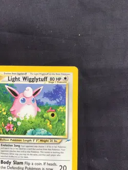Pokemon Cards: Neo Destiny 1st Edition Uncommon: Light Wigglytuff 54/105 - Image 3