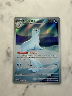Pokemon TCG Dewgong 097/094 Me02: Phantasmal Flames Illustration Rare Holo 130HP - Image 1
