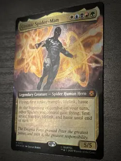 MTG Cosmic Spider-Man 0271 Foil (Extended Art) Marvel's Spider-Man NM/M SPM - Image 2