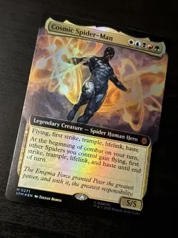 MTG Cosmic Spider-Man 0271 Foil (Extended Art) Marvel's Spider-Man NM/M SPM - Image 3