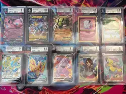 Pokemon 10x Graded Card Lot Beckett English Lot#55 - Image 1