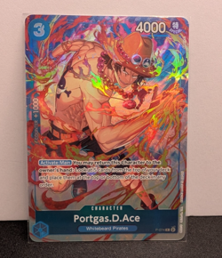One Piece CCG Portgas D Ace Alt Art / Full Art Character Lot of Trading Cards - Image 2