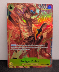 One Piece CCG Portgas D Ace Alt Art / Full Art Character Lot of Trading Cards - Image 3