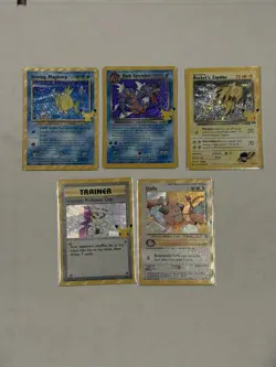 Lot Of 10 Celebrations 25th Anniversary Pokemon Cards, Black Star Promo - Image 3