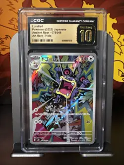 CGC Pristine 10 Loudred 078/066 AR Art Rare Ancient Roar sv4K Pokemon Card - Image 1