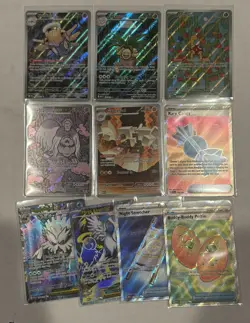 Pokemon TCG Mega Evolution Illustration Rare Card Lot 10 - Image 1